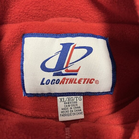 Vintage University of Nebraska Jacket Mens XL Logo Athletic Sweatshirt 1/4 Zip - Picture 4 of 6